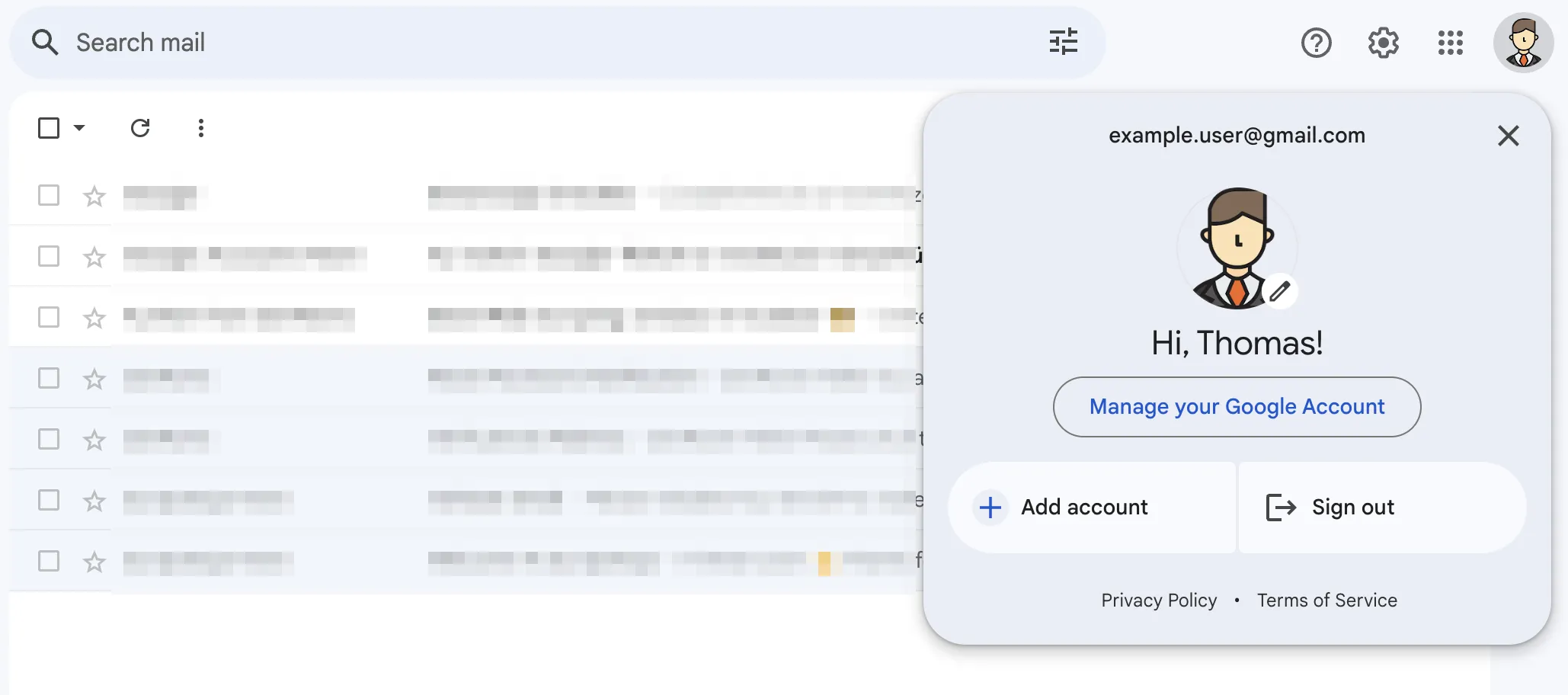 Google Account Settings